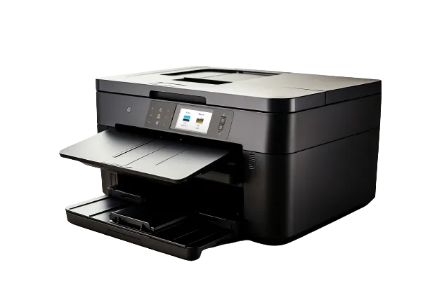 Técnico reparando impresora Epson en centro autorizado Branar